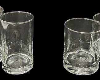 Four Piece Glassware Set With Impressions