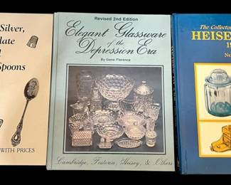 Vintage Glassware and Silverware Books