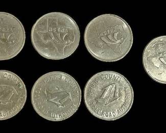 HCTRA Toll Road Coins