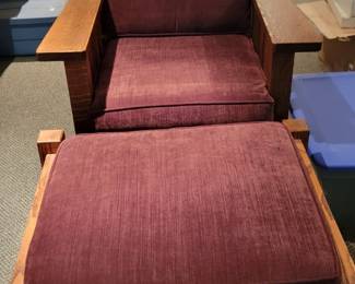 Antique Stickley Morris recliner chair