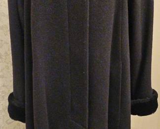 Ladies Wool Dress Coat