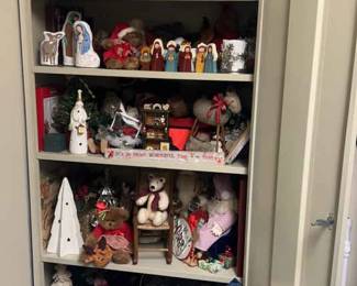 Christmas Decor Mystery Cabinet