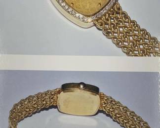 Seiko Gold And Diamond Ladies Wrist Watch w Appraisal