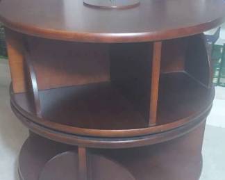 2Tier Carousel Library Table