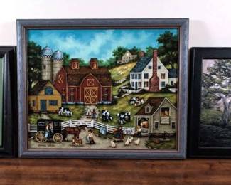 Farm Animal Folk Art Prints With Lisa Hilliker
