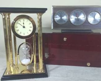 Airguide Weather Station, Clock And Jewelry Box