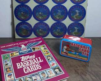 Baseball Memorabilia Featuring Topps Complete Picture Collection Book