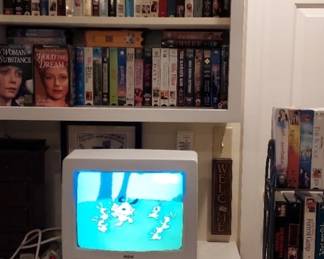 VHS Movies And RCA VHS TV