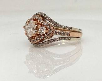 Diamond Bridal Set Ring w Appraisal