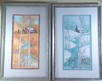 Appalachian Landscapes By P Buckley Moss Lithographs