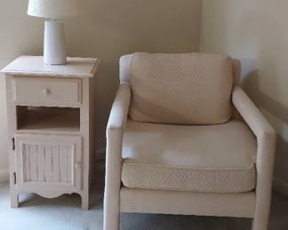 Danson Chair, Side Table Lamp