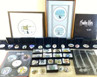 Society Pins, Art, And Catalogs P Buckley Moss