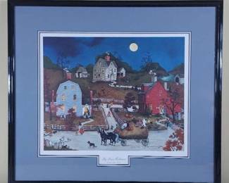 Linda Nelson Stocks My First Halloween Framed Print 