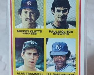 1978 Rookie Shortstops Baseball Card