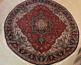 Hand Knotted Round Rug
