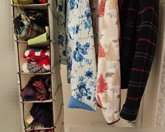 Scarf Set W 2 Orvis Jackets And One Other