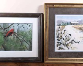 Ann Geise Watercolor Marcus Thomas Print Of Birds