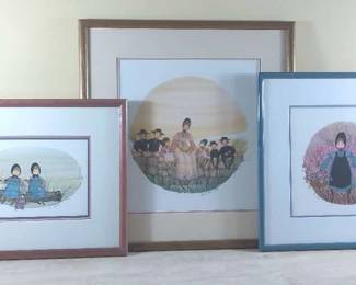 P. Buckley Moss Amish Themed Offset Lithographs