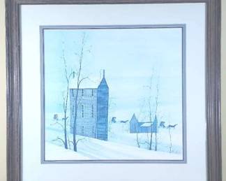  Sunday Morning By P. Buckley Moss Framed Print 
