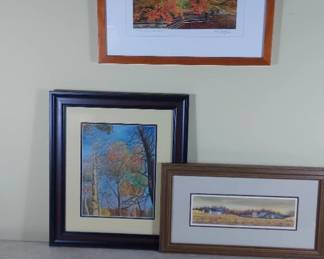 Autum Landscape Framed Prints 