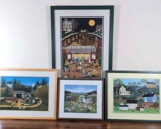 Fun Prints Of Small Town Rural Life, Artists Singleton, Kopp Mayo