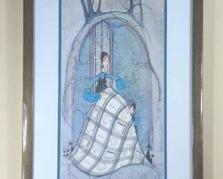 P. Buckley Moss My Hands To Thee Framed Print 