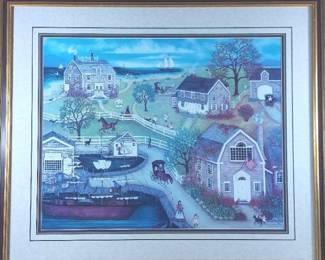 Linda Nelson Stocks Springtime In Cape Cod Framed Print