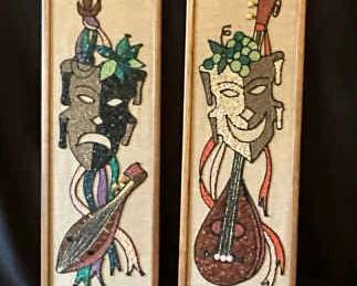 Tragedy And Comedy Mask Art
