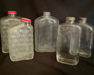Vintage Refrigerator Water Bottles 5 Pieces