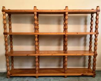 006 Spindled Shelving Unit