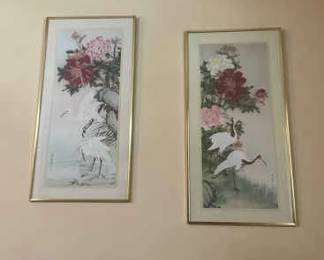 Framed Chinese Art Duo