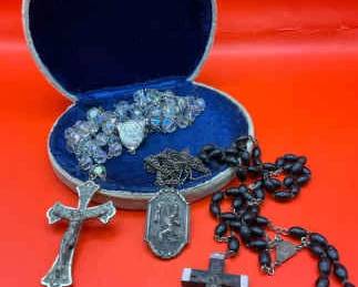 Vintage Rosaries Sterling