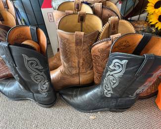 lots of quality boots