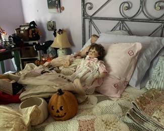 Some vintage dolls and play things