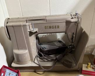 One of multiple sewing machines