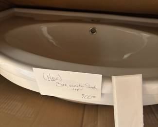 One of those get around to it ideas we were gonna have a new sink in the bathroom, but life had other ideas