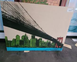 Paint on canvas