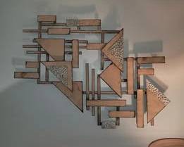 Brutalist Metal Wall Art