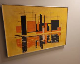 MCM Acrylic Painting. $325