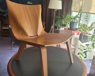 VINTAGE 1990s Italian Plywood Chair. "As-Is'
