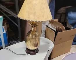 Vintage Brass Pineapple lamp
