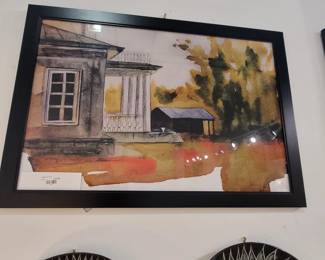 Framed Water Color