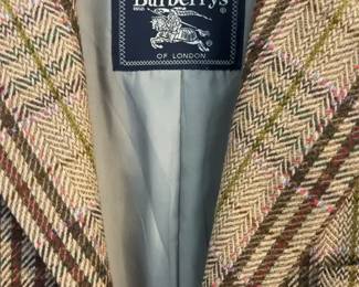 Burberrys Checkered Blazer