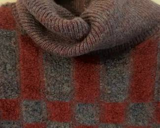Missoni Checkerboard Pattern Turtleneck Sweater