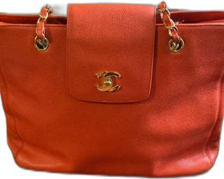 Chanel Supermodel Tote - Rare Orange Caviar Leather