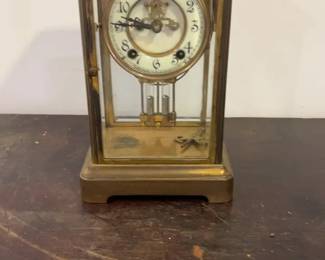 Antique Brass Clock