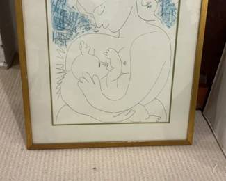Pablo Picasso Mother and Child Print
