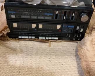 Sanyo Stereo System with Turntable, Radio, and Speakers. Unopened!