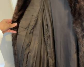 Dark Brown Mink Coat