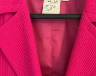 Yve Saint Laurent Pink Blazer Suite